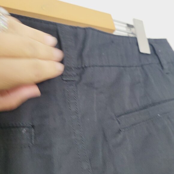 Max Cocos Women's Black 100% Cotton Zipper Pockets Active Performance Skort Sz 4 - Picture 6 of 12